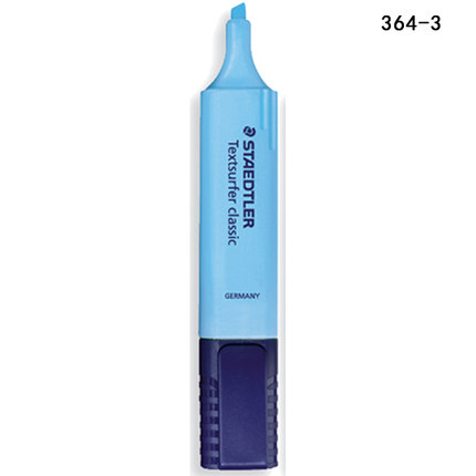 施德楼(STAEDTLER)364-3(蓝色)喷墨隐形荧光笔