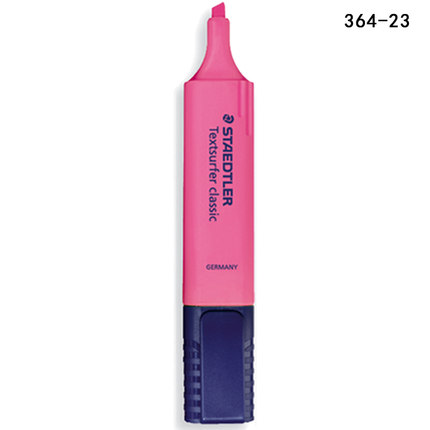 施德楼(STAEDTLER)364-23(玫红)喷墨隐形荧光笔