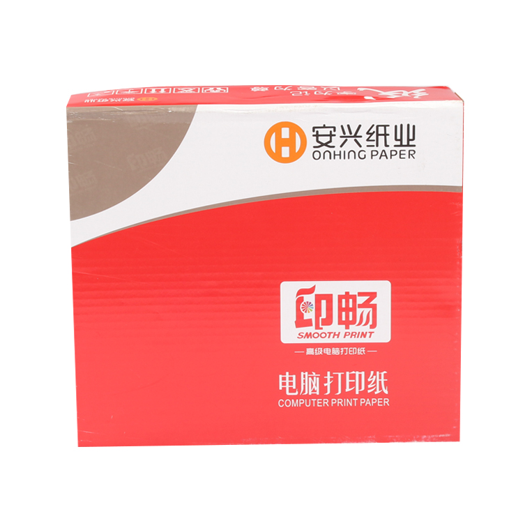 红印畅电打纸 241-4-1000压线4等分彩色 - 红印畅