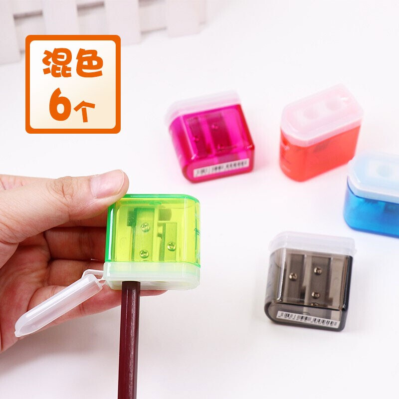 东洋(TOYO)SP210直立式双孔卷笔刀(颜色随机)
