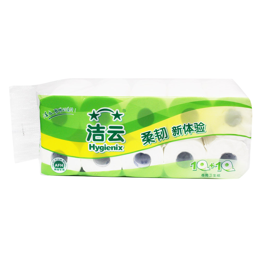 商用-洁云(Hygienix)116209卷筒卫生纸-175节(10+10) - 洁云(Hygienix)