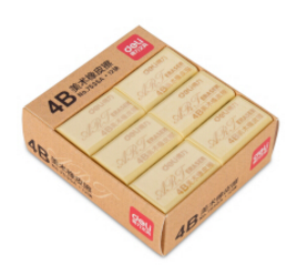 得力(deli)7535A黄橡皮(黄)(白卡纸) - 得力(deli)