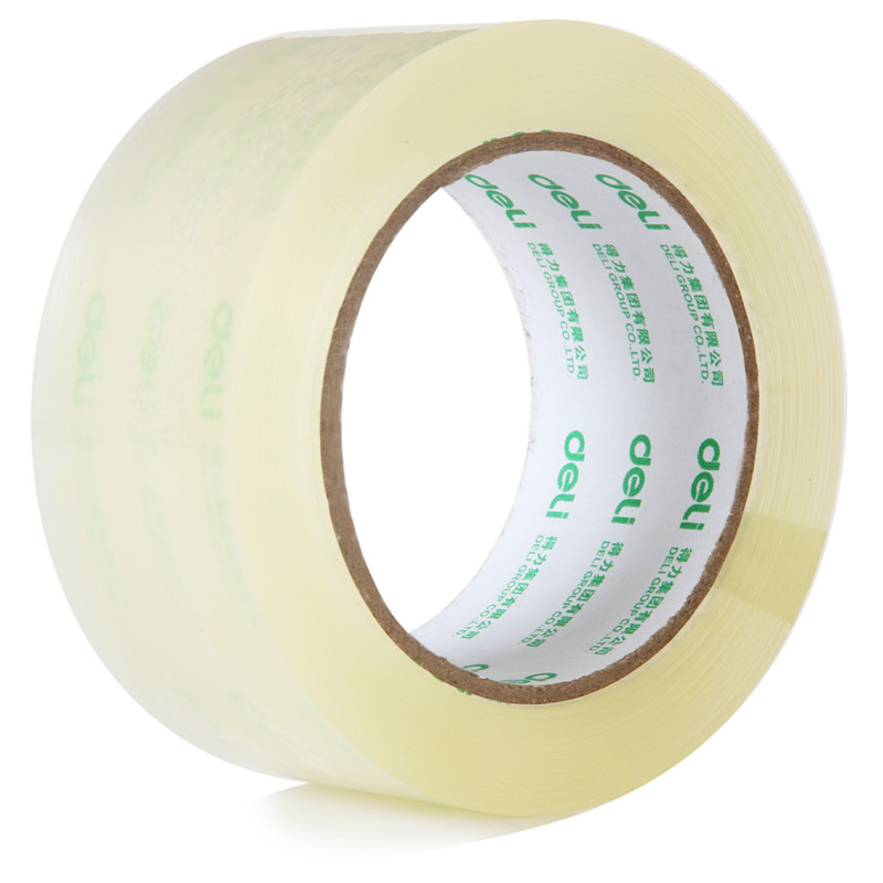 得力(deli)30177封箱胶带45mm*150y*50um(6卷/筒)