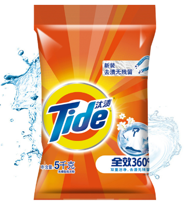 汰渍(Tide)洗衣粉全效360度洁雅百合香型 5kg - 宝洁-汰渍(Tide)