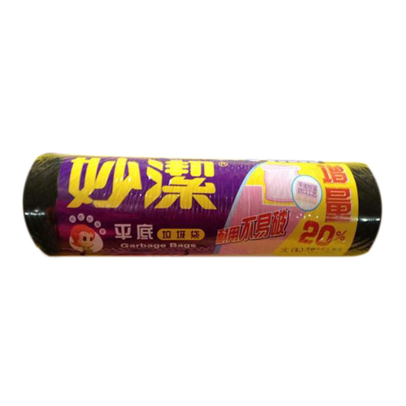 妙洁 MBGRLB-A(黑色)点断式垃圾袋大号 50*60cm 24只 - 妙洁