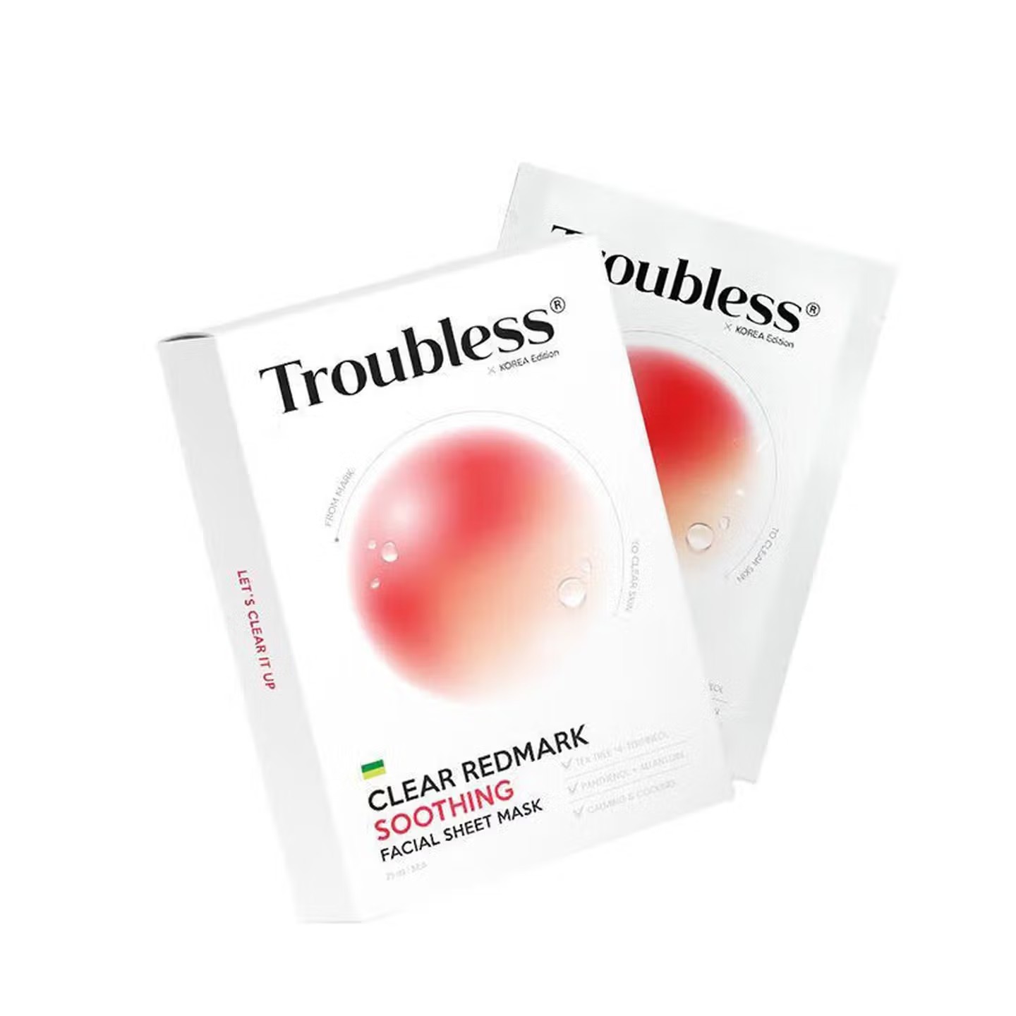 婷乐思(Troubless)清痘舒缓面膜5片 - 婷乐思(Troubless)