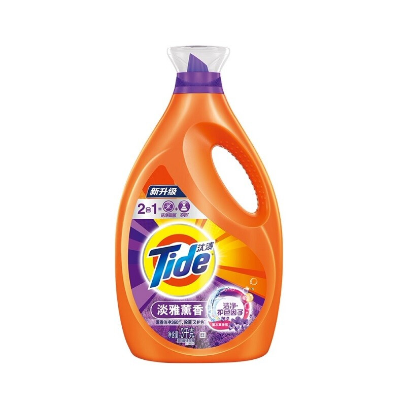 汰渍(Tide)3kg洁净熏香薰衣草香氛洗衣液 - 宝洁-汰渍(Tide)