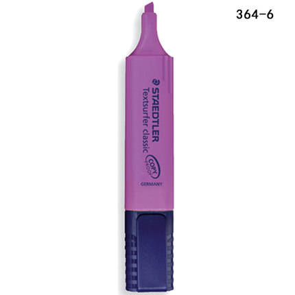 施德楼(STAEDTLER)364-6(紫色)喷墨隐形荧光笔