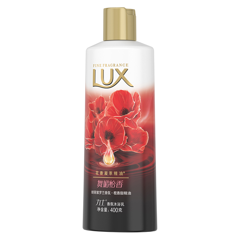 力士(LUX)奢宠香氛沐浴乳醉梦罗兰香12X400G - 联合利华-力士(LUX)