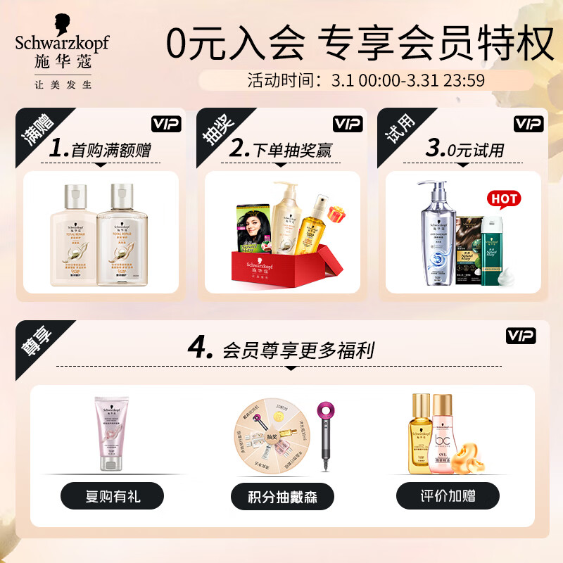 施华蔻(Schwarzkopf)丰盈韧养洗发露400ml - 施华蔻(Schwarzkopf)