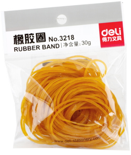 得力(deli)3218橡胶圈(30g/包)