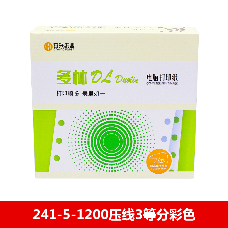 多林电打纸 241-5-1200压线3等分彩色 - 多林