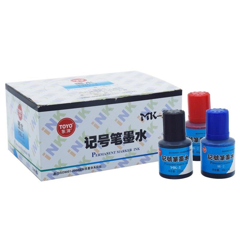 东洋(TOYO)MK-2(蓝)记号笔补充墨水50ML - 东洋(TOYO)