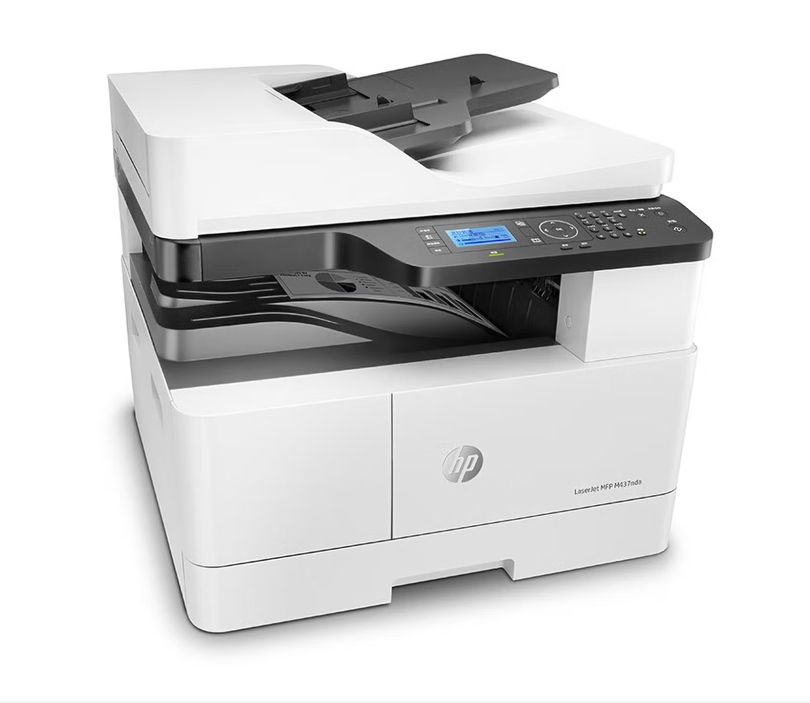 惠普(HP) M437nda 最大支持幅面:A3 双纸盒 有线+自动双面+自动输稿 打印机 白色 (计价单 - 惠普