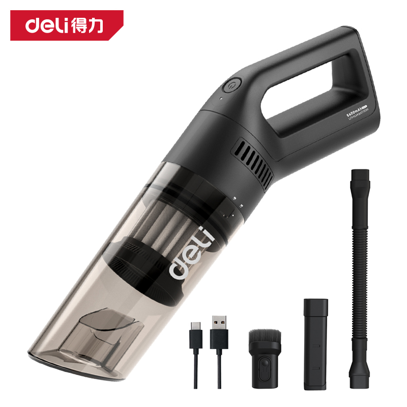 得力工具DL8080吸尘器5500pa 75W无线便携(黑)(台) - 得力工具