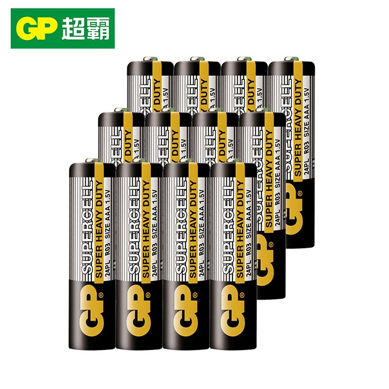 超霸(GP)GP24G-BJ2 碳性电池7号