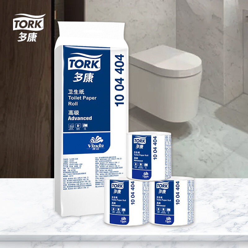 商用-多康(Tork)1004404 200节三层卫生纸(平纹双压线)