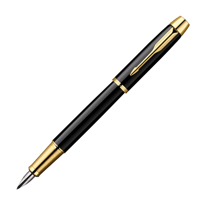 派克(PARKER)1023890-AP015698IM(纯黑)丽雅金夹墨水笔
