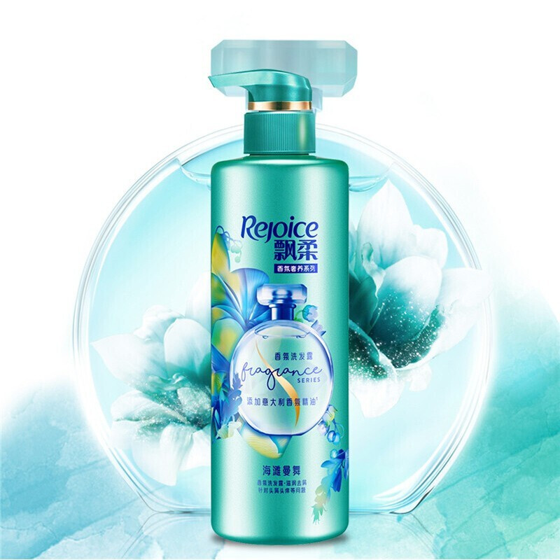 飘柔(Rejoice)530ml海滩曼舞香氛滋润去屑洗发露