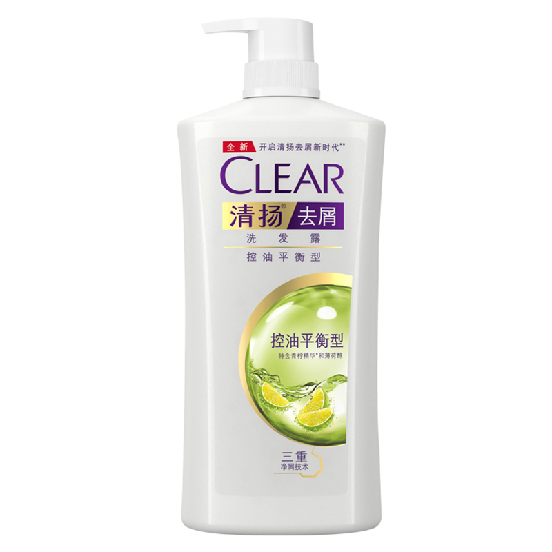 清扬(CLEAR)(CLEAR)CRT6 去屑洗发露控油平衡型白瓶 750G - 联合利华-清扬(CLEAR)