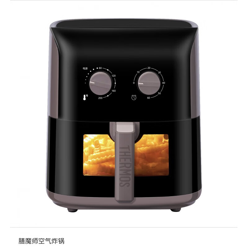 膳魔师(THERMOS)EHA-5751A空气炸锅黑色4L - 膳魔师(THERMOS)