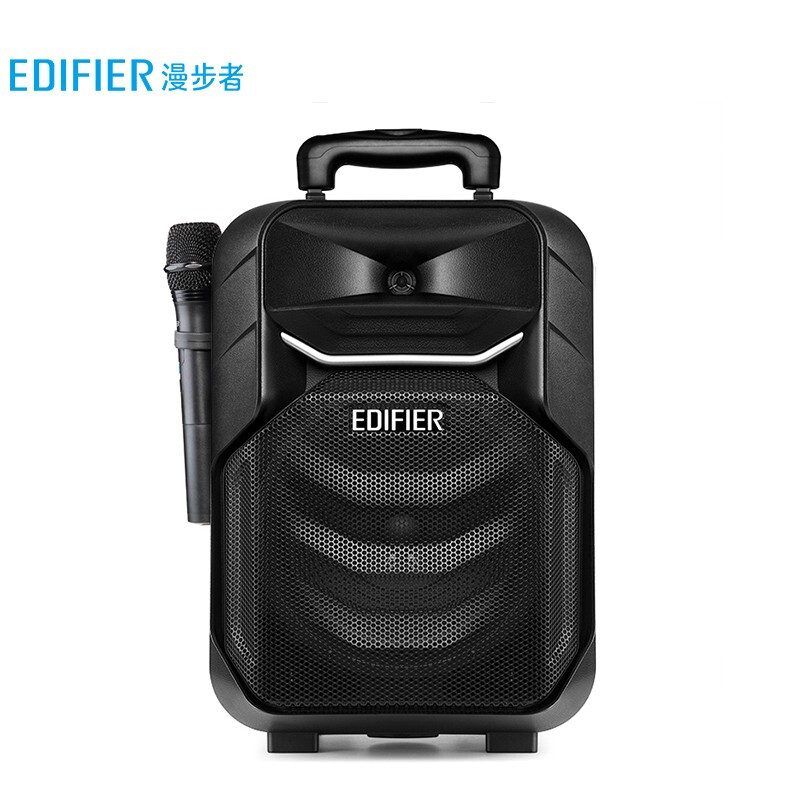 漫步者(EDIFIER) A3-8(黑色)8英寸专业移动多媒体音响 广场舞音响 蓝牙拉杆音箱 户外音