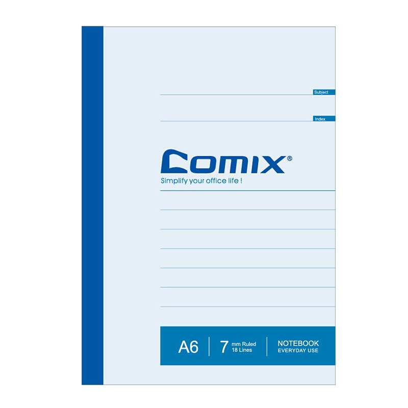 齐心(COMIX)C4512(配色)办公必备无线装订本A6 - 齐心(COMIX)