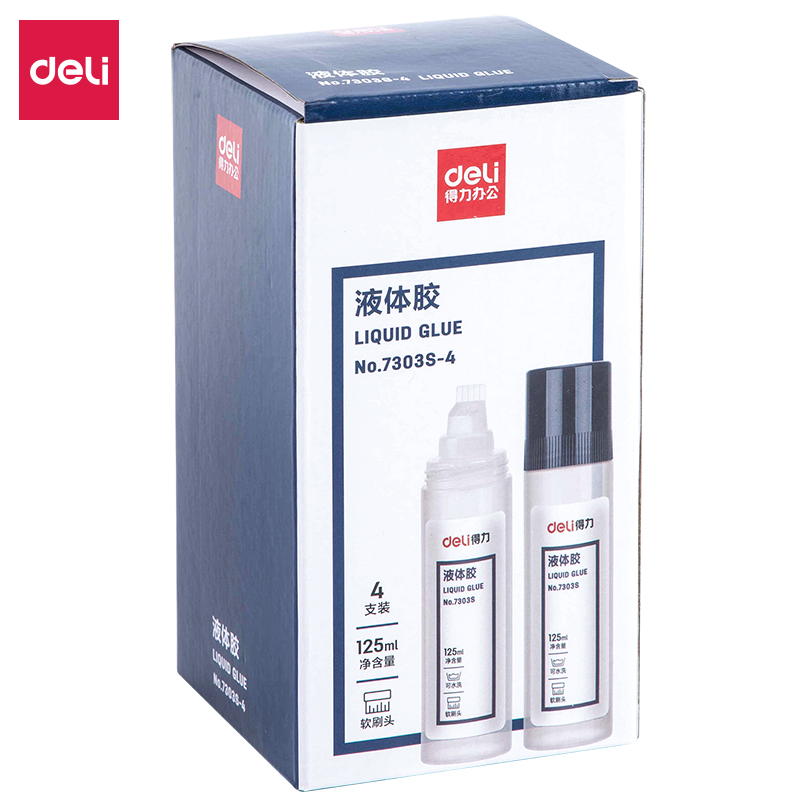 得力(deli)7303S-4(透明)液体胶