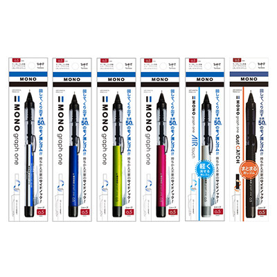 蜻蜓(Tombow)DCD-121(条纹)TOMBOW自动铅笔侧按出铅0.5mm