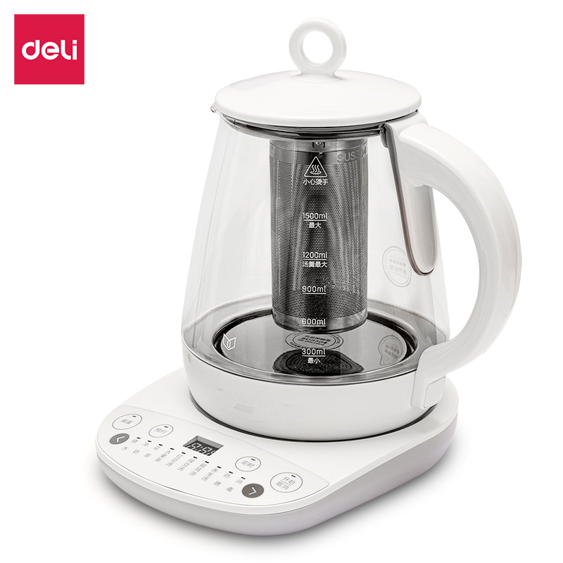 得力(deli)85614养生壶(1.5L)(白色)(台) - 得力(deli)