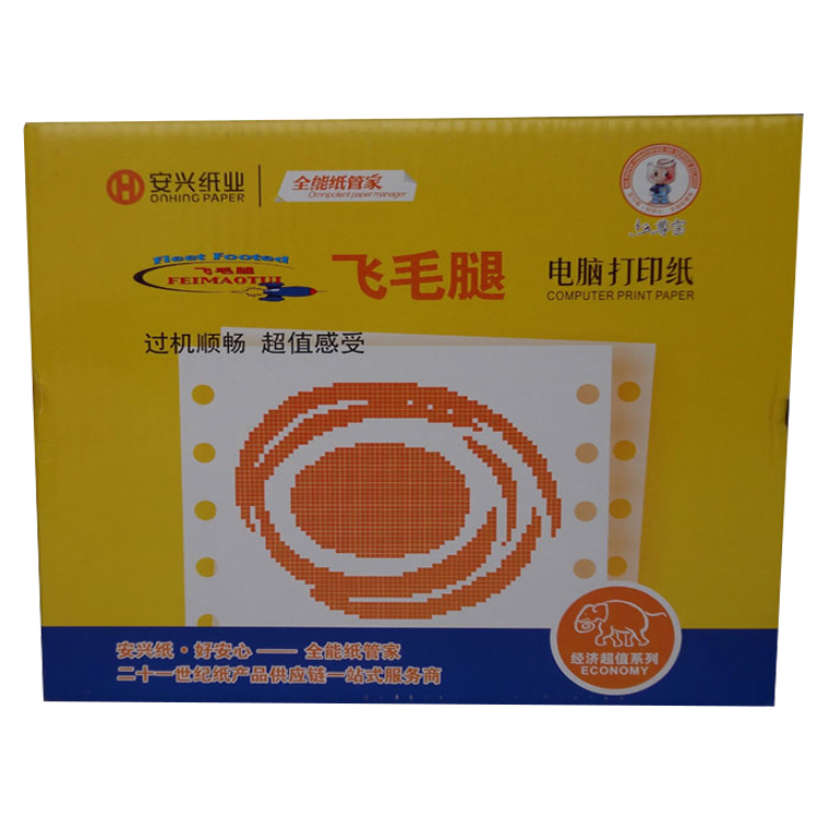 飞毛腿电打纸 381-2-1200压线彩色 - 飞毛腿