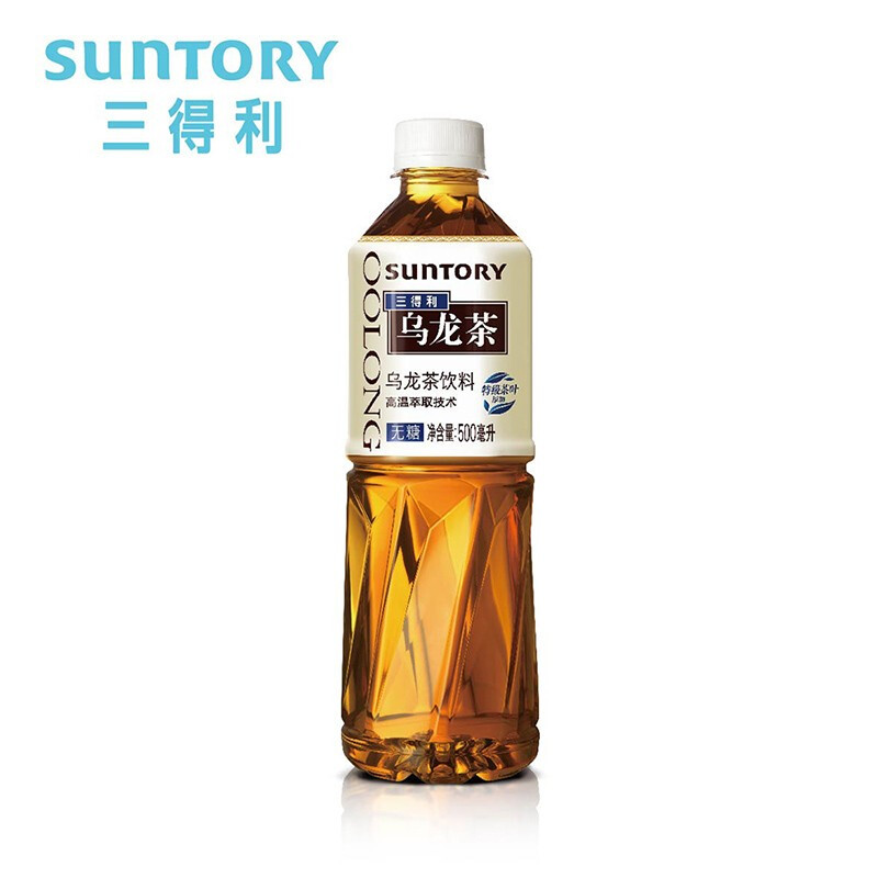 三得利(Suntory)乌龙茶500ml*15瓶/箱无糖(东洋产)