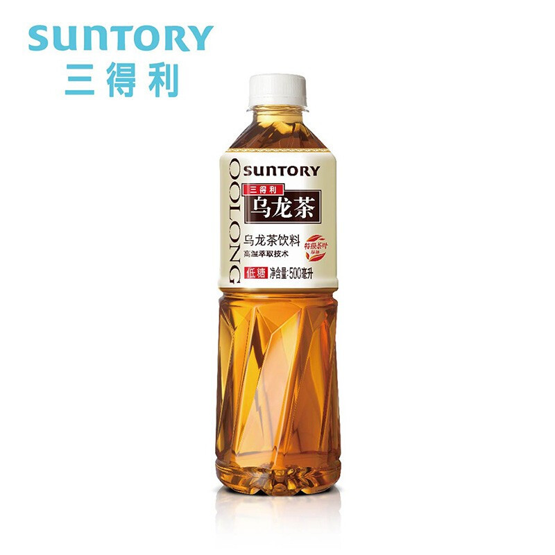 三得利(Suntory)乌龙茶500ml*15瓶/箱低糖(东洋产)
