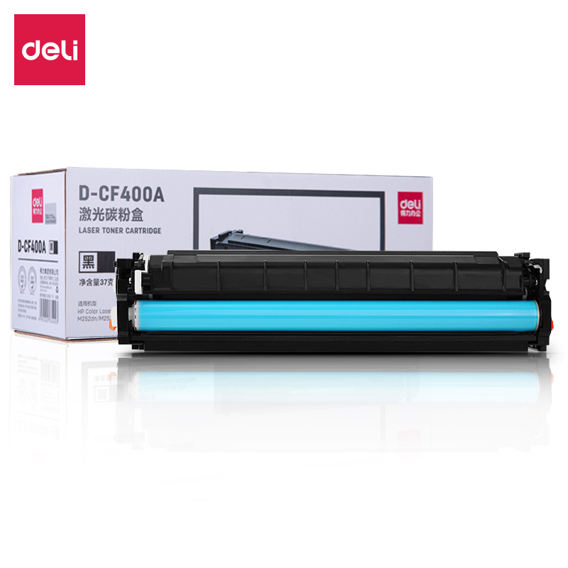 得力(deli)D-CF400A激光碳粉盒(黑)