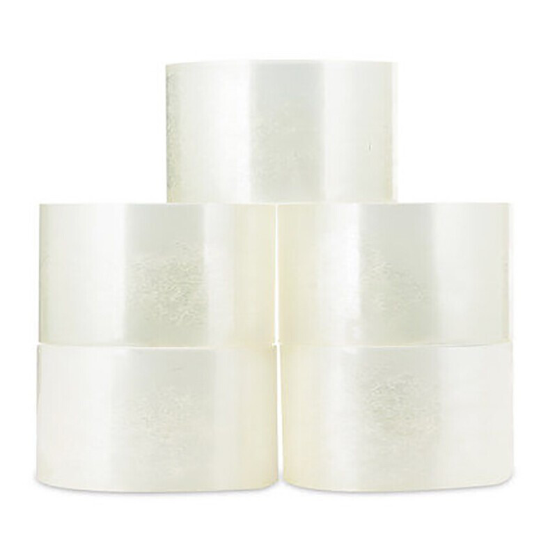 得力(deli)品正33177A封箱胶带45mm*150m*45um(普透)(5卷/筒) - 得力(deli)