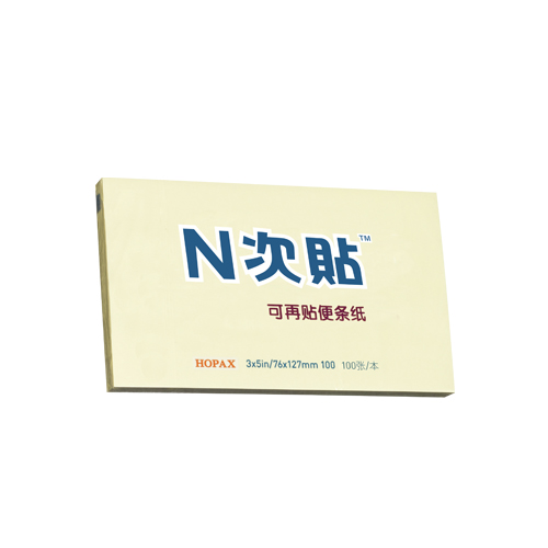 N次贴(STICKN)31059(黄色)标准型模造便条纸76x127mm,100张/本