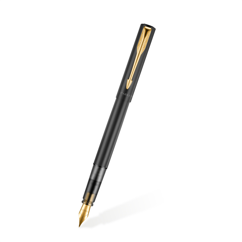 派克(PARKER)威雅XL入门级黑色金夹墨水笔