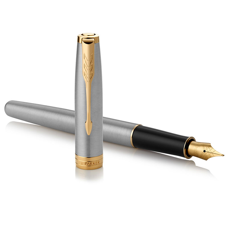 派克(PARKER)2016卓尔钢杆金夹墨水笔