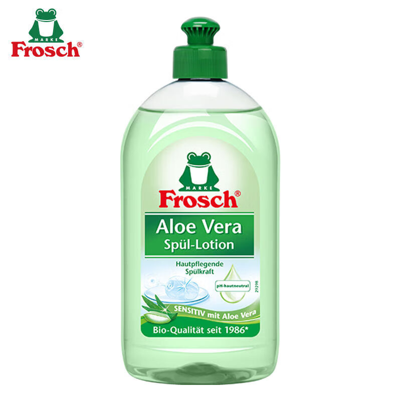 Frosch福纳丝 芦荟润肤浓缩餐具洗洁露500ml - Frosch福纳丝