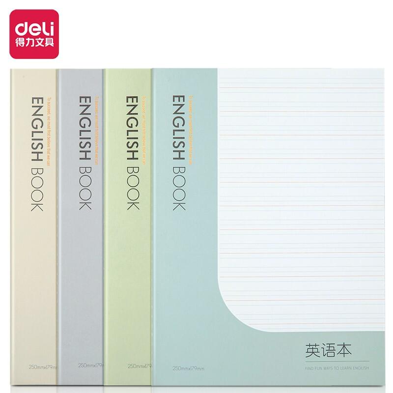 得力(deli)EFB550-01-4(混色)英语本