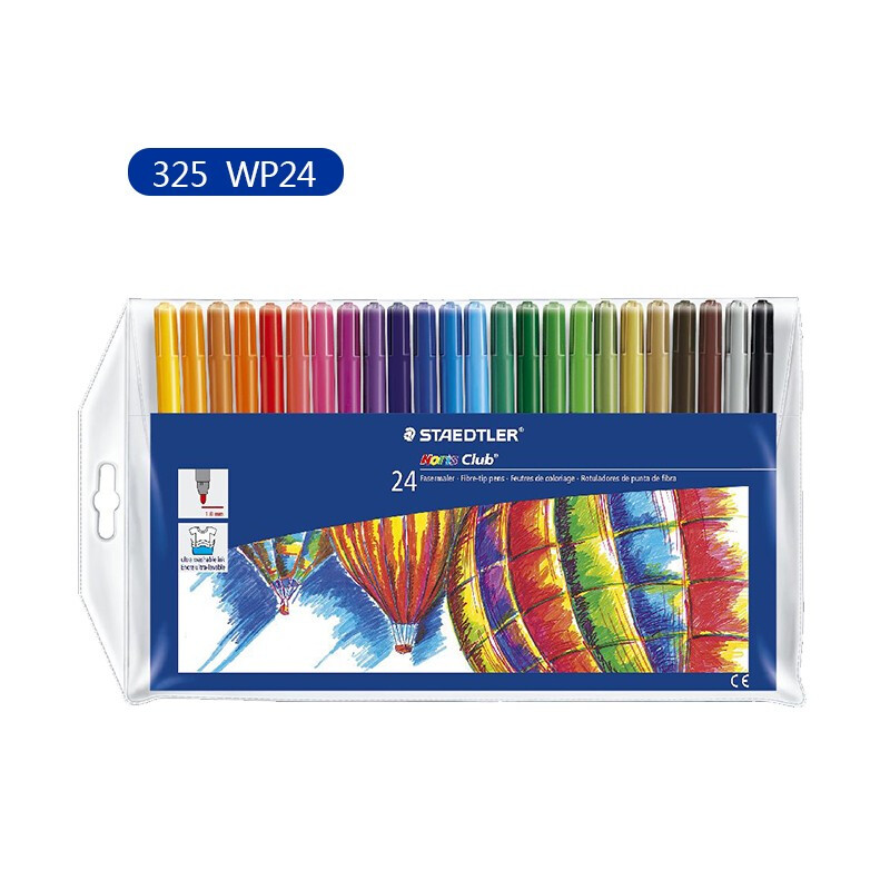 施德楼(STAEDTLER)325WP/24色可水洗水彩笔