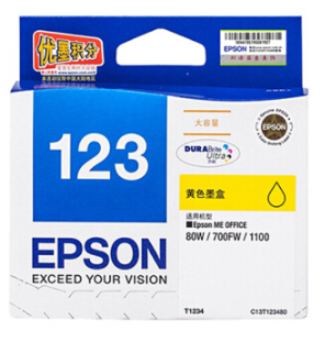 爱普生(Epson) T1234(黄色)墨盒