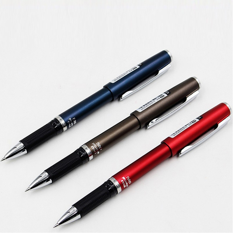 得力(deli)S71(黑色)签字笔中性笔水笔0.5mm