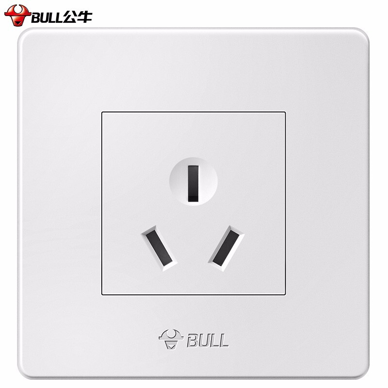 公牛(BULL)GN-G07Z104 16A 大功率三孔插座面板