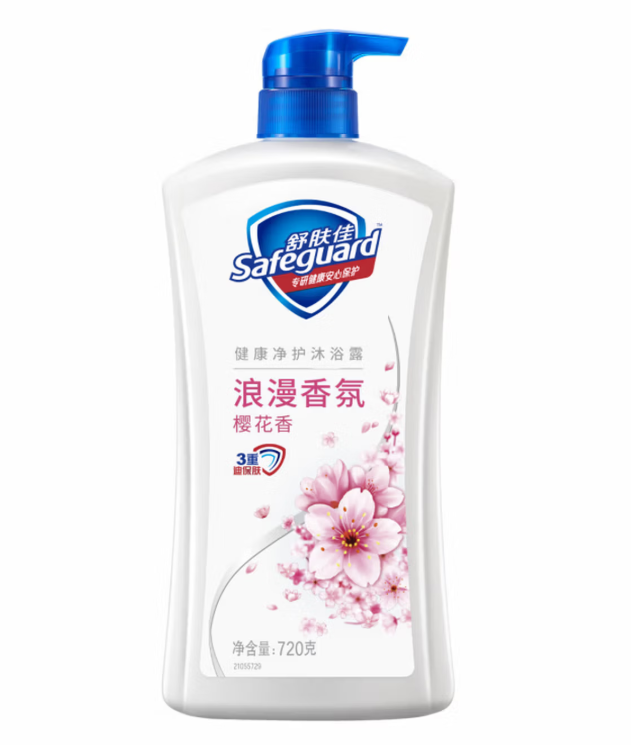 舒肤佳(Safeguard)樱花香清新舒爽沐浴露 720g - 宝洁-舒肤佳(Safeguard)