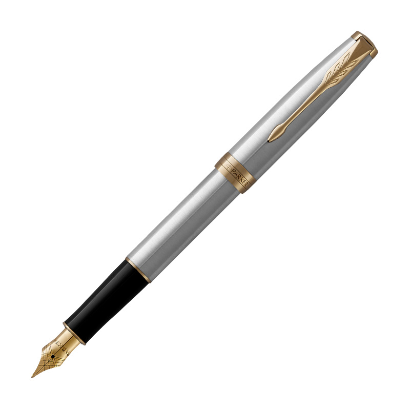 派克(PARKER)10047489701-2016卓尔钢杆金夹墨水笔