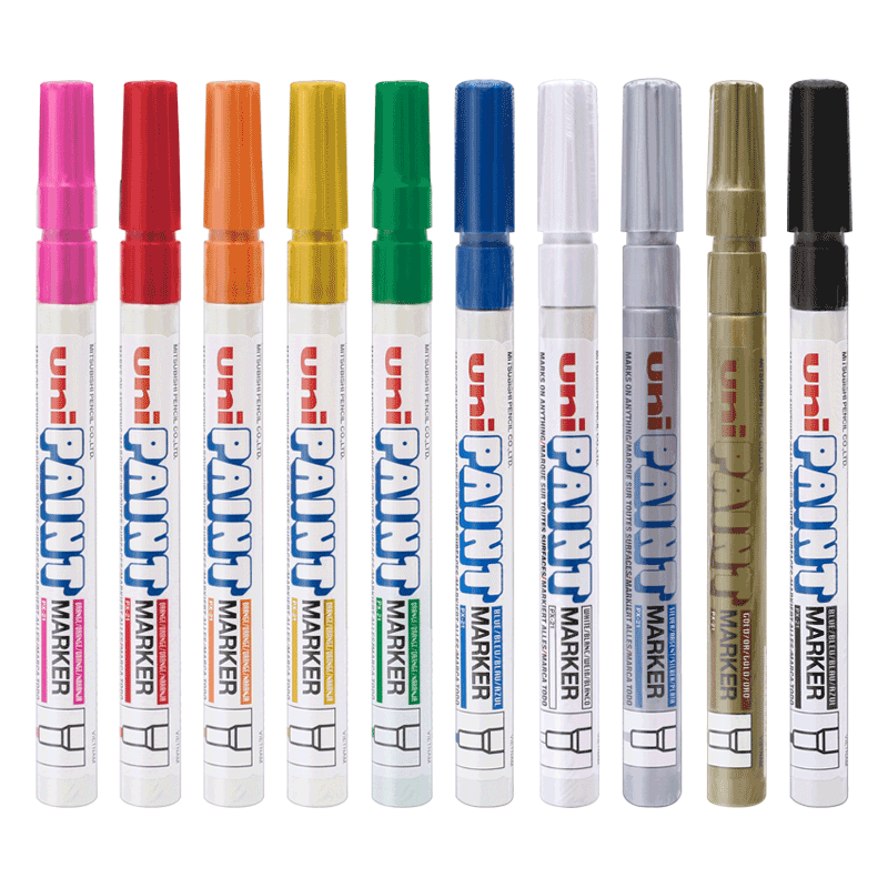 三菱(Uni)PX-21(白)油漆笔细字0.8-1.2mm