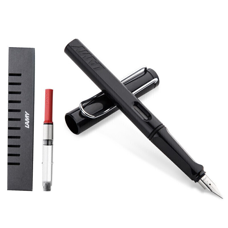 凌美(LAMY)狩猎系列EF笔尖(黑色)钢笔含龙骨盒 - 凌美(LAMY)