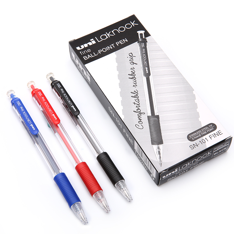 三菱(Uni)SN-101(黑)学生多色原子笔子弹头三菱(Uni)圆珠笔0.7mm
