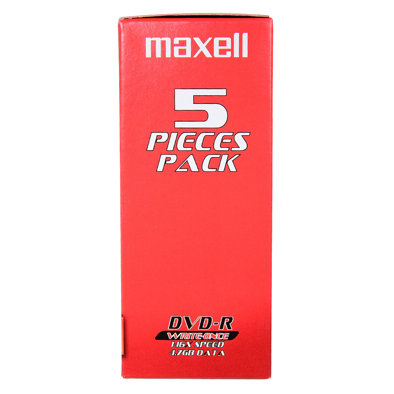 麦克赛尔(maxell)DVD-R 红色 单片盒装